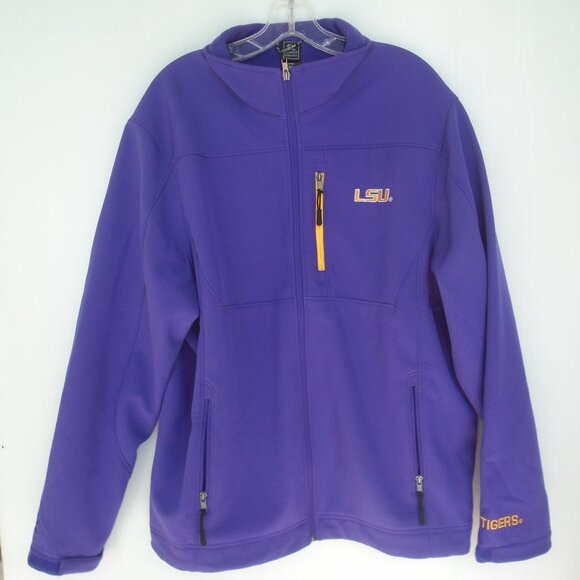 Colosseum Other - Colosseum LSU Tigers Full-Zip Jacket Mens Size XL Purple